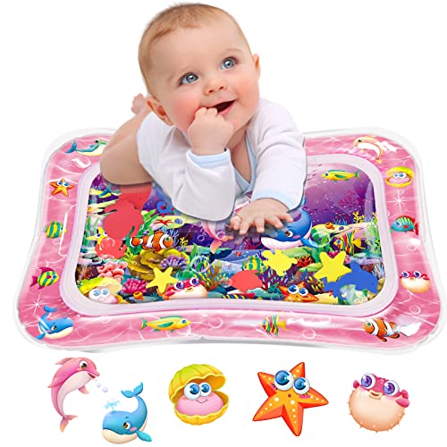 Infinno Tummy Time Mat Sensory Water Mat for Babies