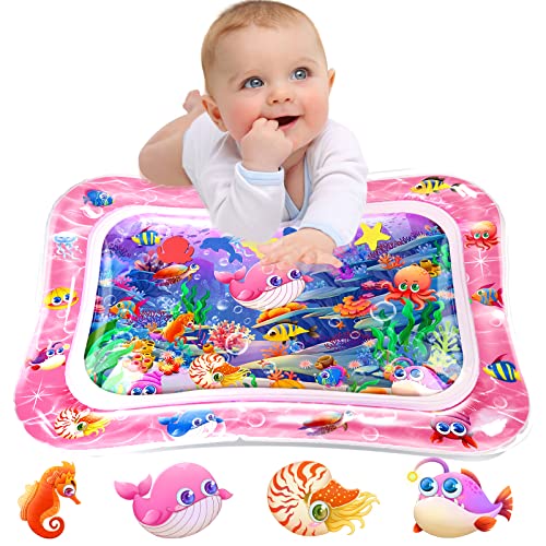 Infinno Inflatable Tummy Time Mat Premium Baby Water Play Mat for Infants and Toddlers Baby Toy