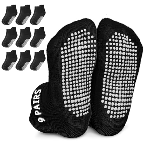 Infinno Baby Non Slip Ankle Socks 9 Pairs