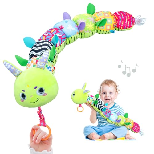 Infinno Baby Musical Stuffed Sensory Toys for Girls and Boys, Infant Soft Security Toys for Newborns